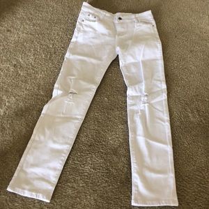White jeans